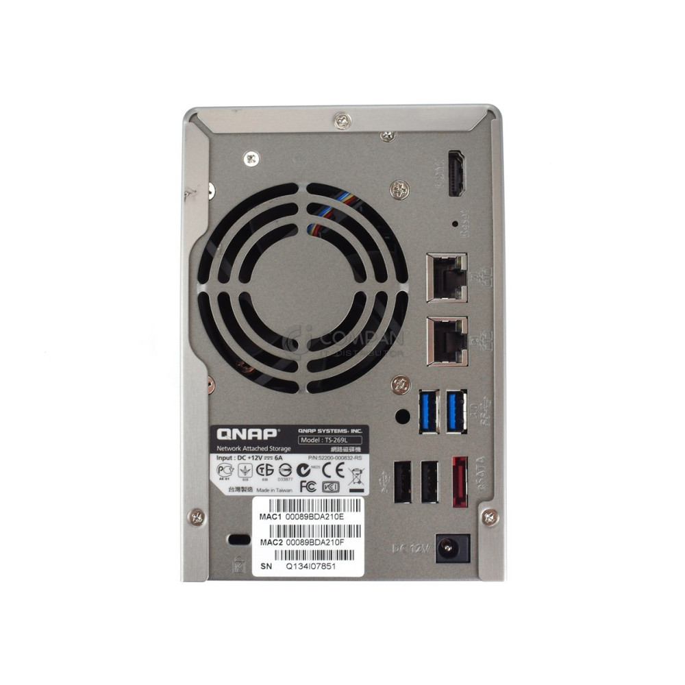 QNAP TS-269L  2-BAY LFF TURBO NAS SERVER